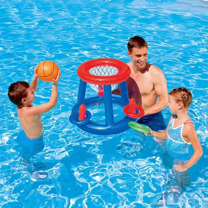 Sommer oppustelig pool party float volleyball, fodbold vandsport interaktiv