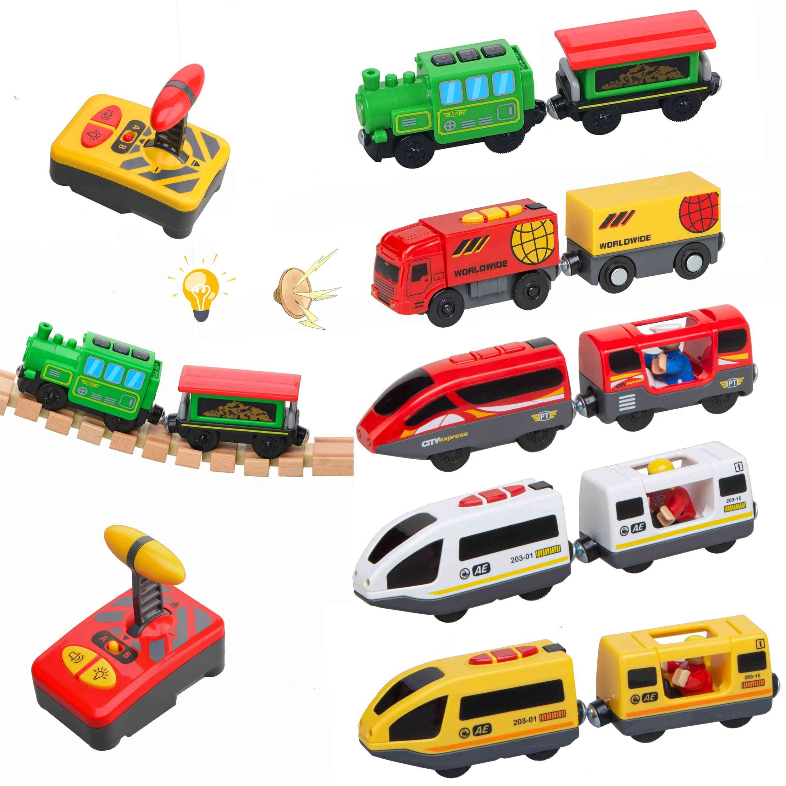 Remote Control Electric Train Toy Set