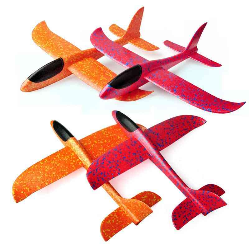 Foam Throwing Glider Airplane Inertia Aircraft Toy