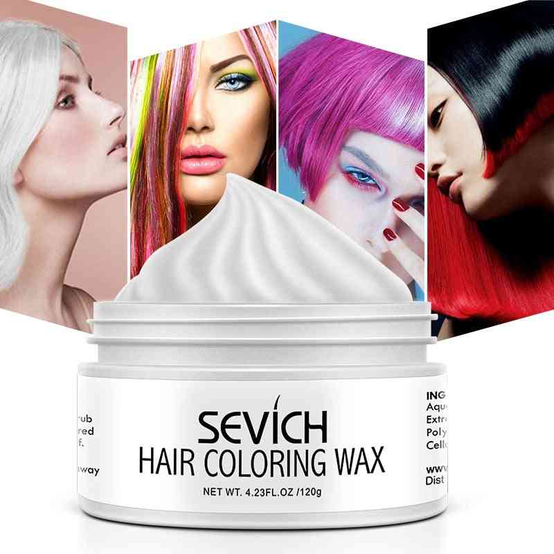 Temporary Dye Hair Wax, One-time Molding Paste