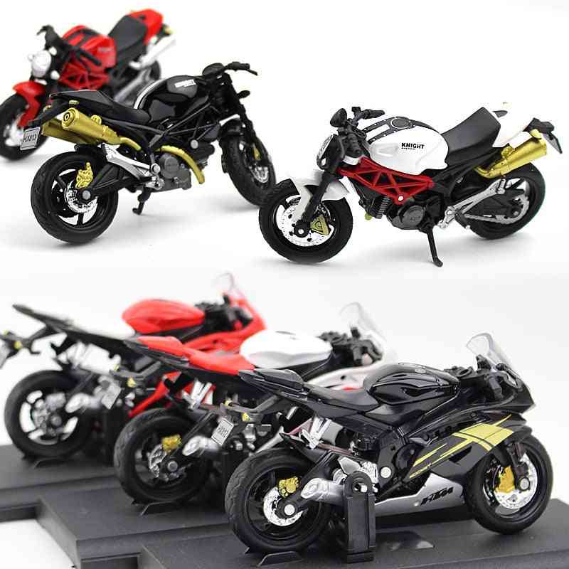Office Model Toy Diecast Motorcycle Simulation Portable