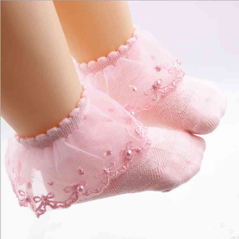 Newborn Baby Girl Lace Socks