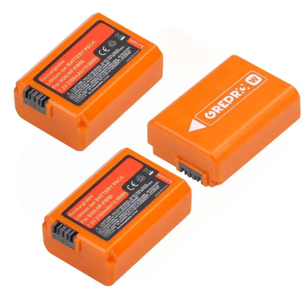 Orange Np-fw50 Np Fw50 Battery (2160mah) For Sony Alpha