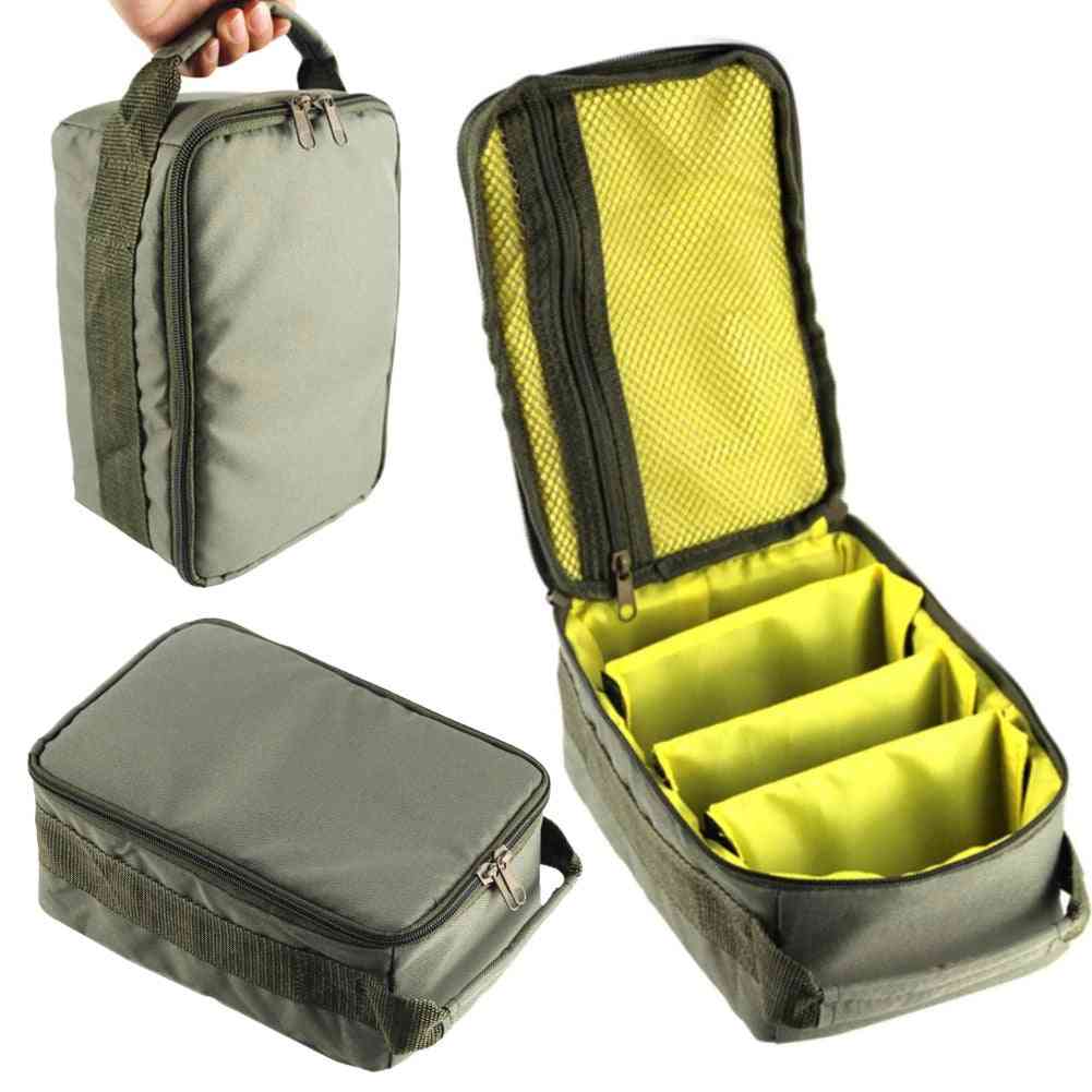 Portable Multiple Compartments, Fishing Line Reel Lure Hook Storage Bag