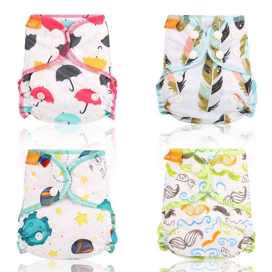 Waterproof And Reusable Organic Cotton Newborn Cloth Diapers Nappy