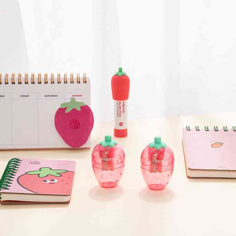 Portable Creative Lovely Strawberry Pencil Sharpener