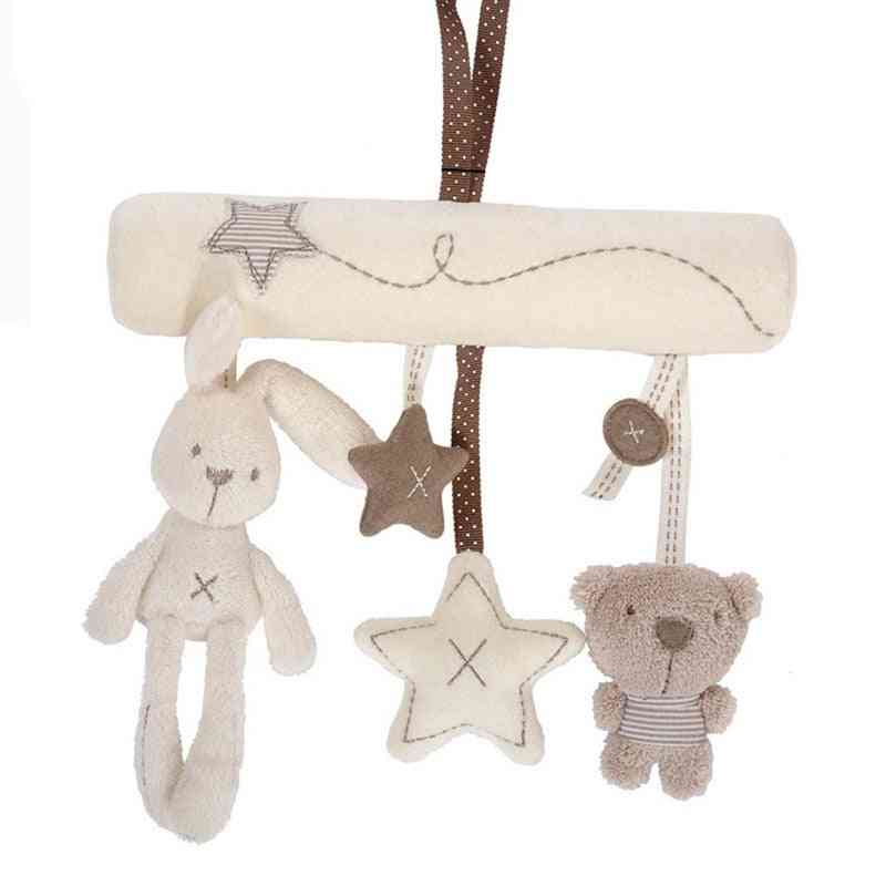 Baby Rabbit Stroller Accessories Hanging Plush Educational