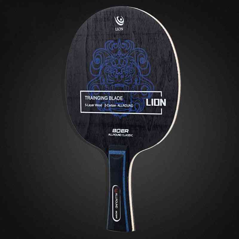 5 Layer Wood And 2 Carbon All Round Table Tennis Racket