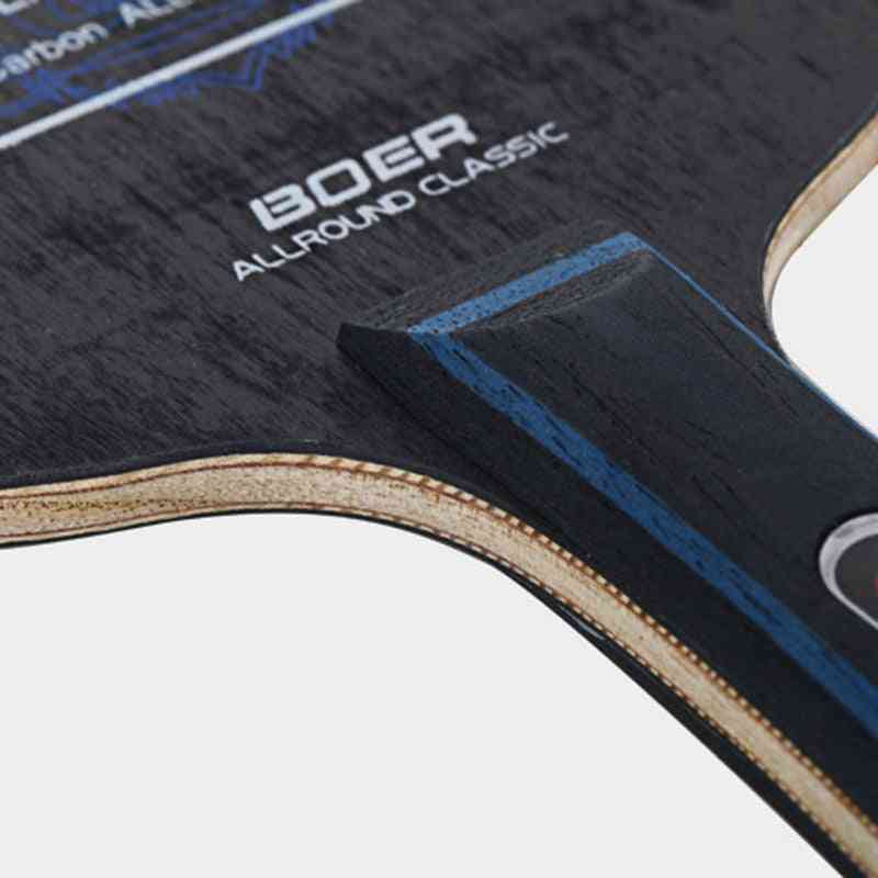 5 Layer Wood And 2 Carbon All Round Table Tennis Racket