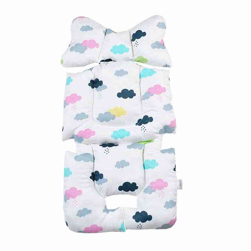 Baby Cotton Print Stroller & Car Seat / Chair Pad Mattresses Pillow Cover