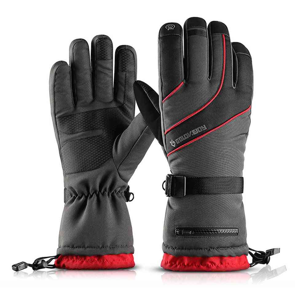 Warm Snowmobile Motorcycle Touch Screen Snowboard Ski Gloves For Adults - Men / Women