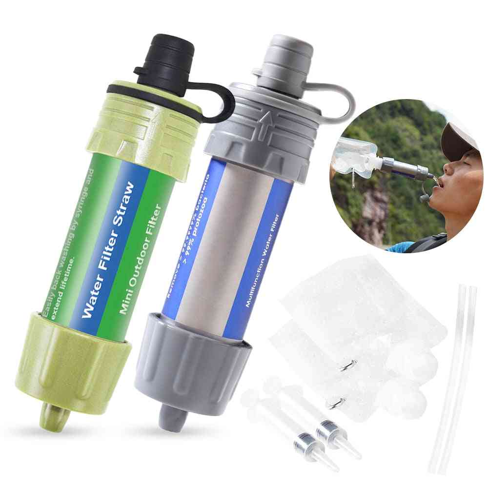 Outdoor Water Filtration Survival Water Filter Straw