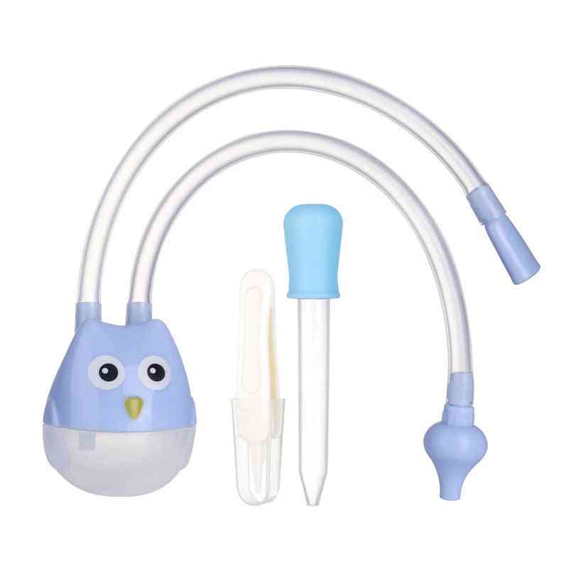 Newborn Baby Safety Nose Cleaner Vacuum Nasal Aspirator Set Dropper