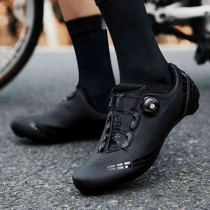 Outdoor- Racing Road Pedal, Bicycle Sneakers, Women Set-a