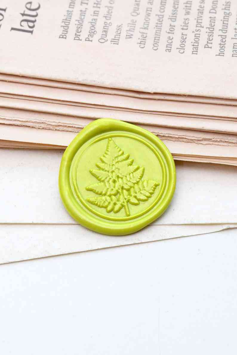 Fern Leaf Wax Seal Stamp Kit
