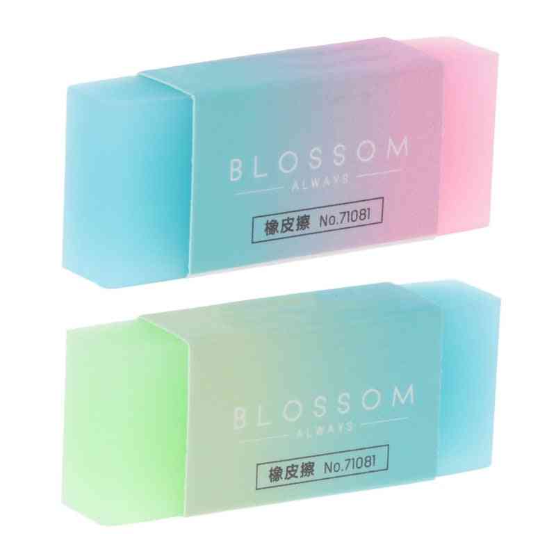 Candy Gradient Pencil Rubber Erasers