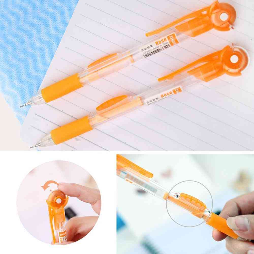 Transparent Mechanical Pencils With Eraser Random