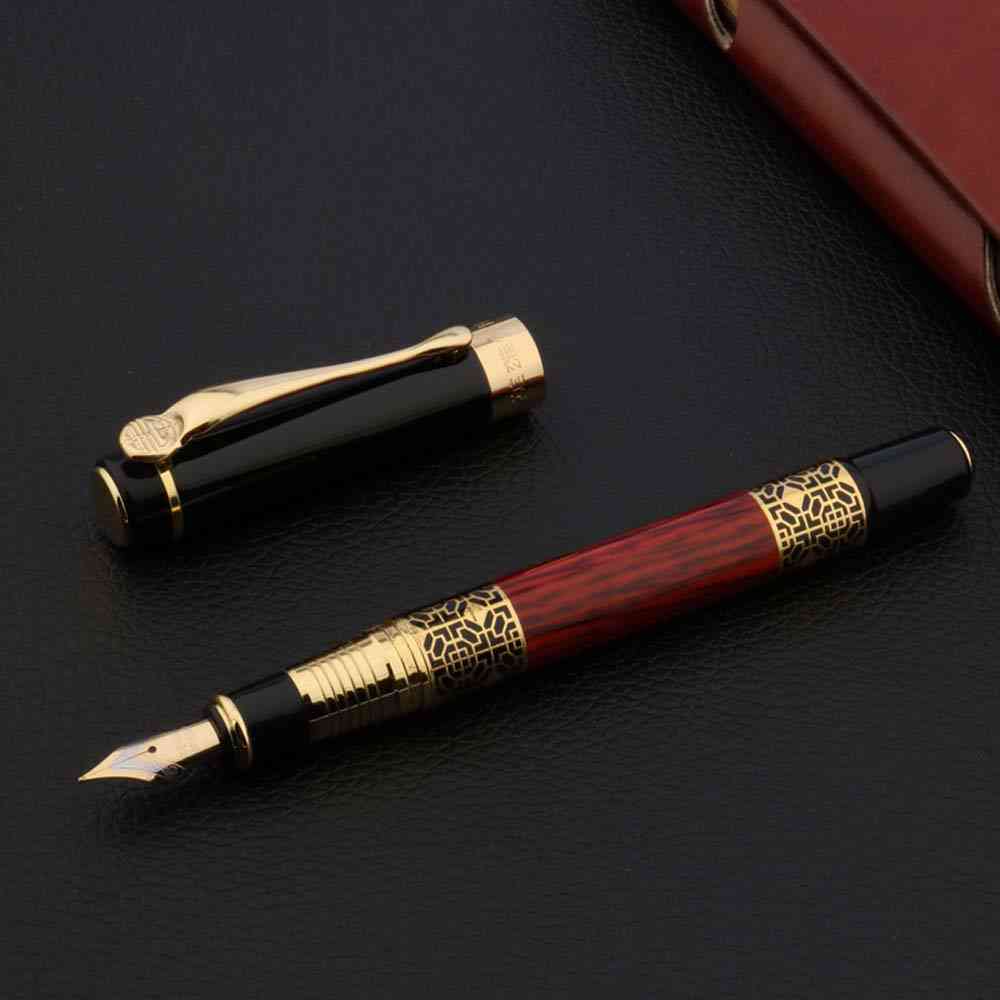 High Quality Golden Carving, Student Fountain Pen