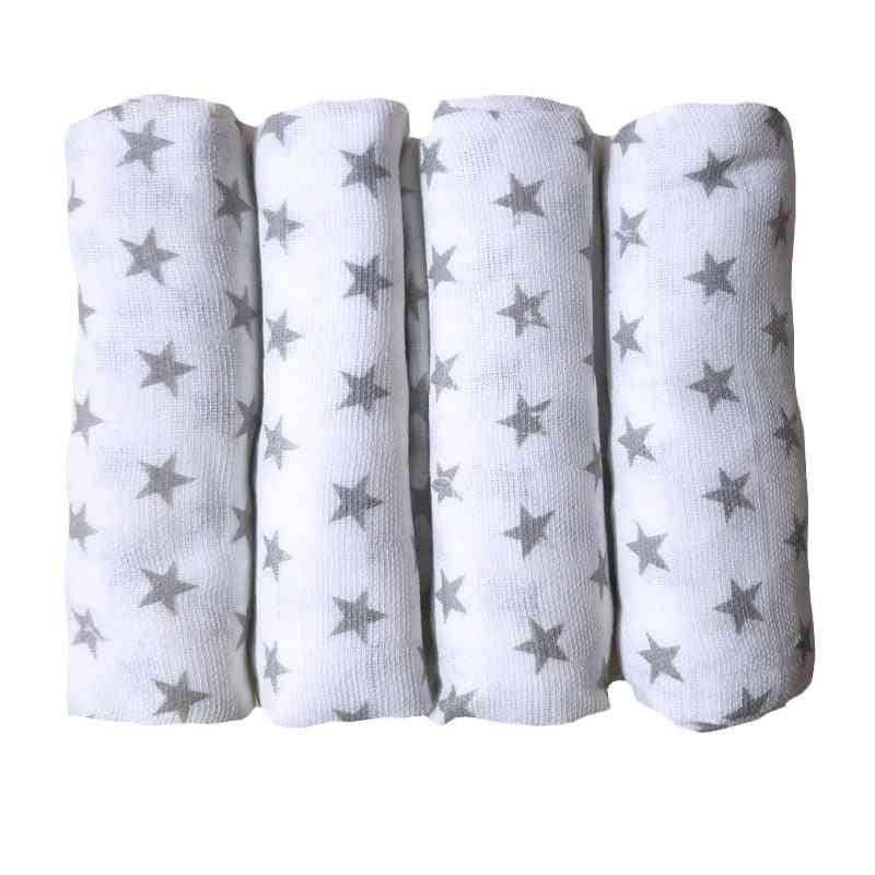 Muslin Diapers Baby Cloth Nappy Cotton Wrap Blanket Newborn Bath Towel Nursing
