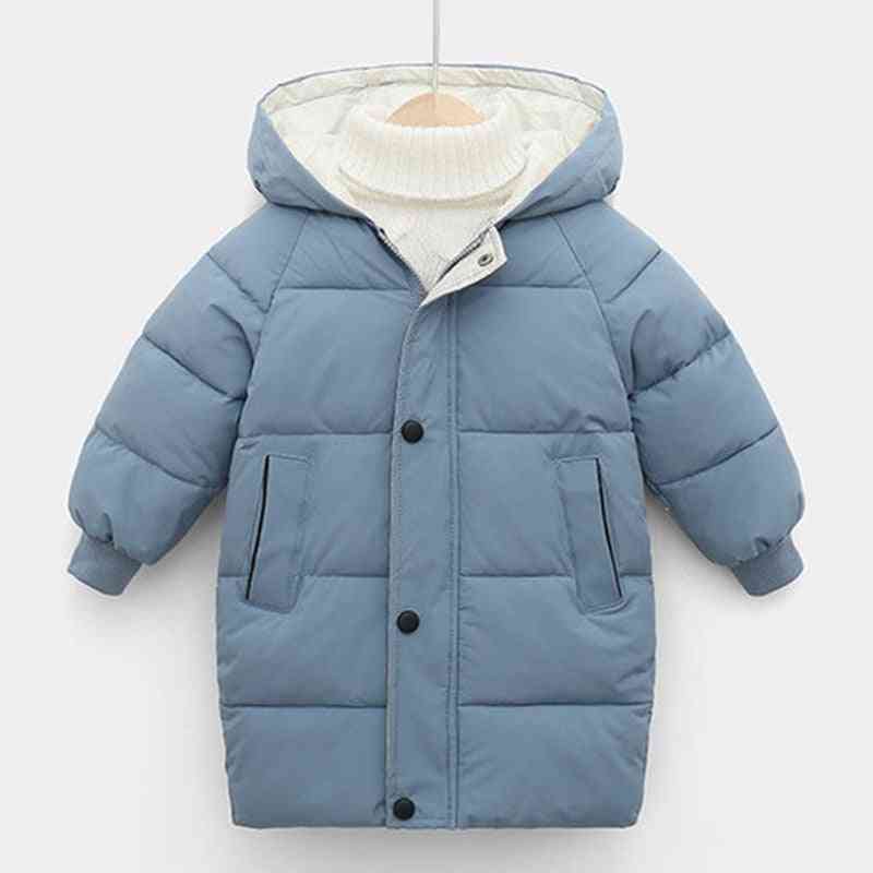 Winter Warm- Thick Long Outerwear, Hooded Snowsuit Jackets For