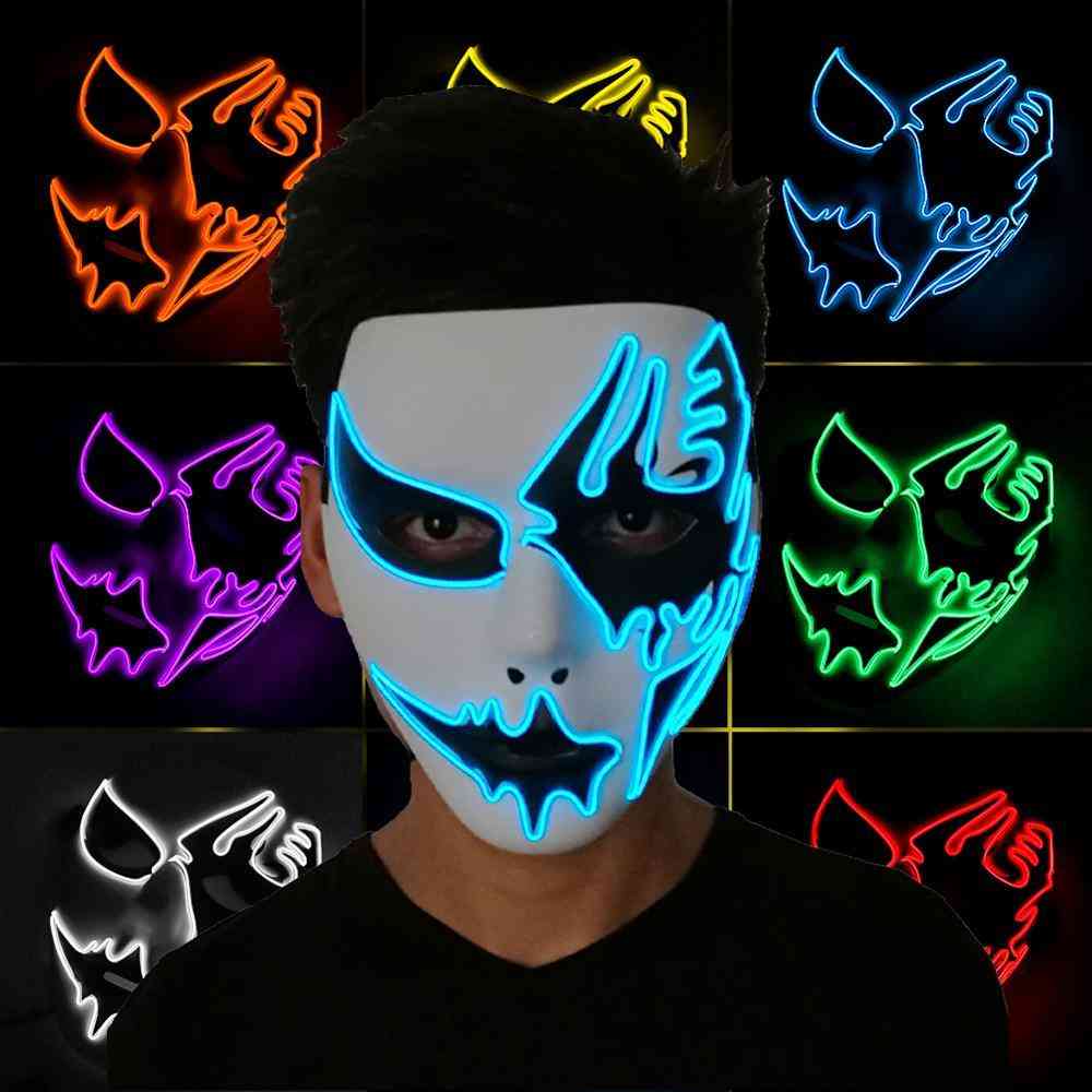 Halloween Cosplay El Wire Led Mask