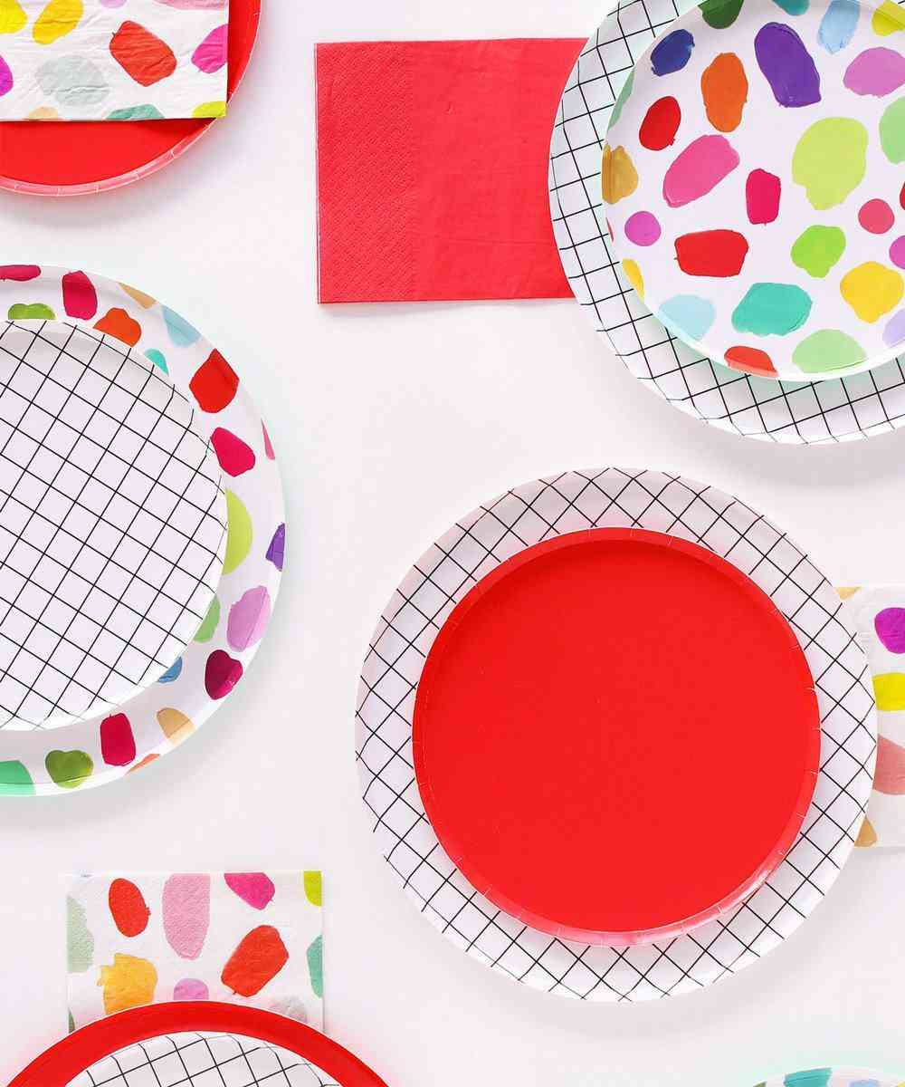 Oh Happy Day Grid Plates (small)