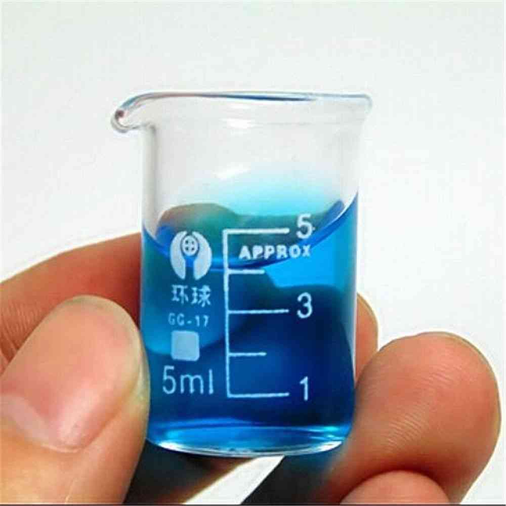 Kemiskt laboratorium borsilikatglas transparent bägare