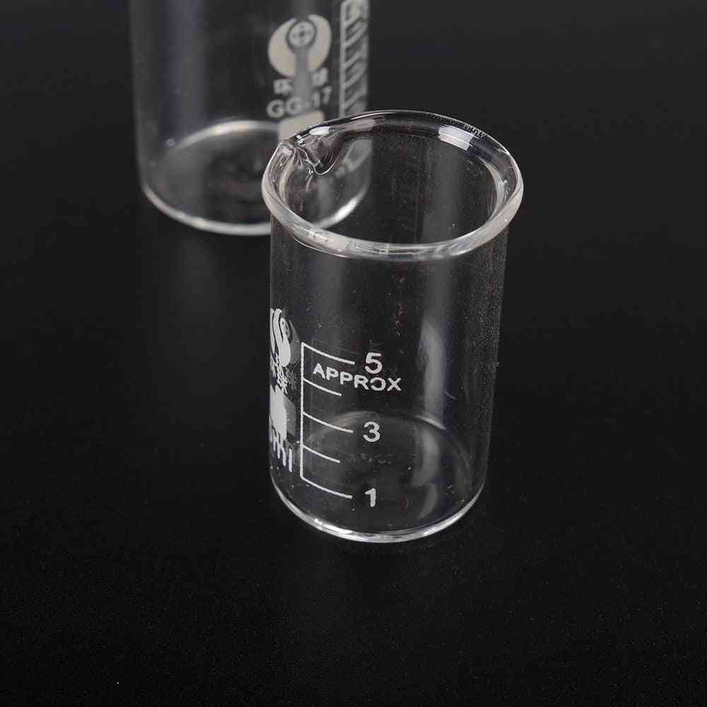 Kemiskt laboratorium borsilikatglas transparent bägare