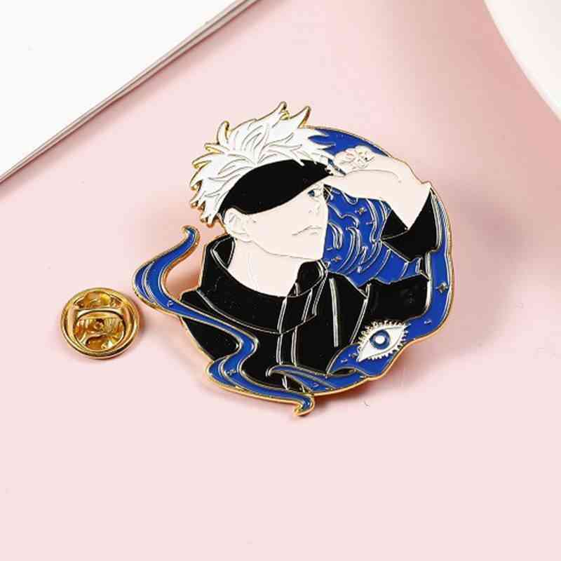 Anime Butterfly Clasp Pin / Handmade Brooch