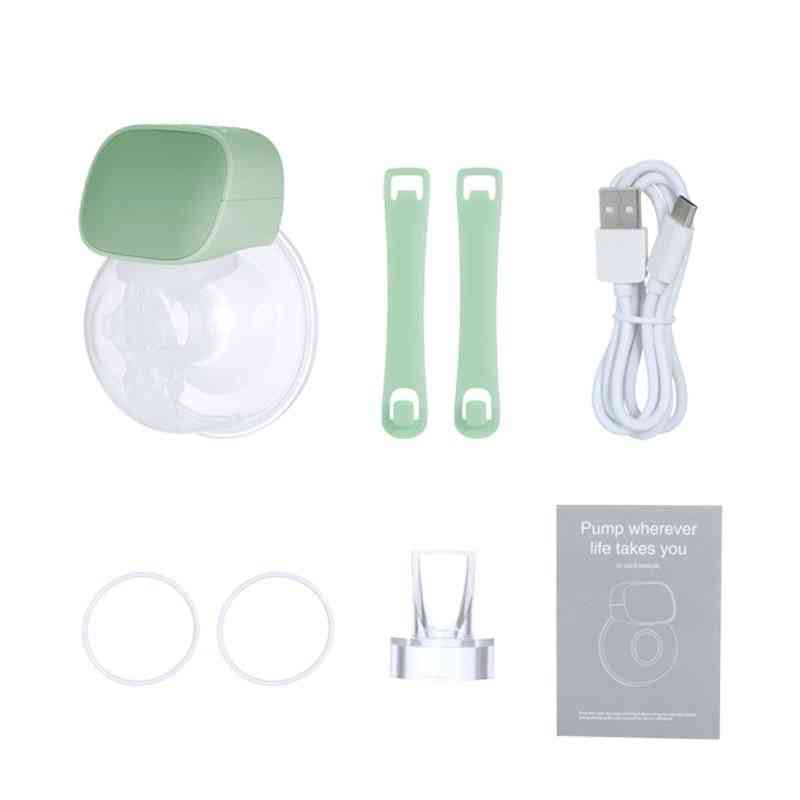 Usb Electric, 2-mode & 5-level, Silent Hand-free, Breast Pump For Baby Bottles
