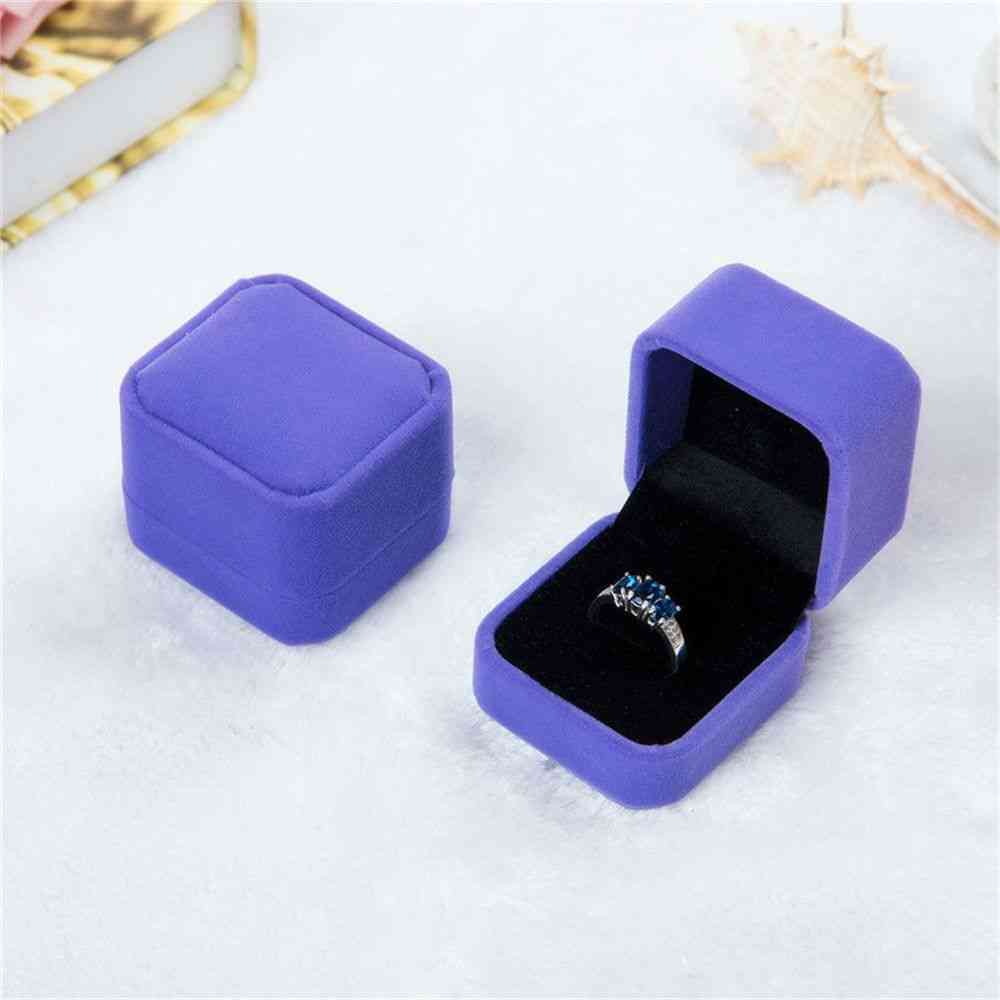 Velvet Jewelry- Earring Display Box, Ring Holder, Storage Organizer
