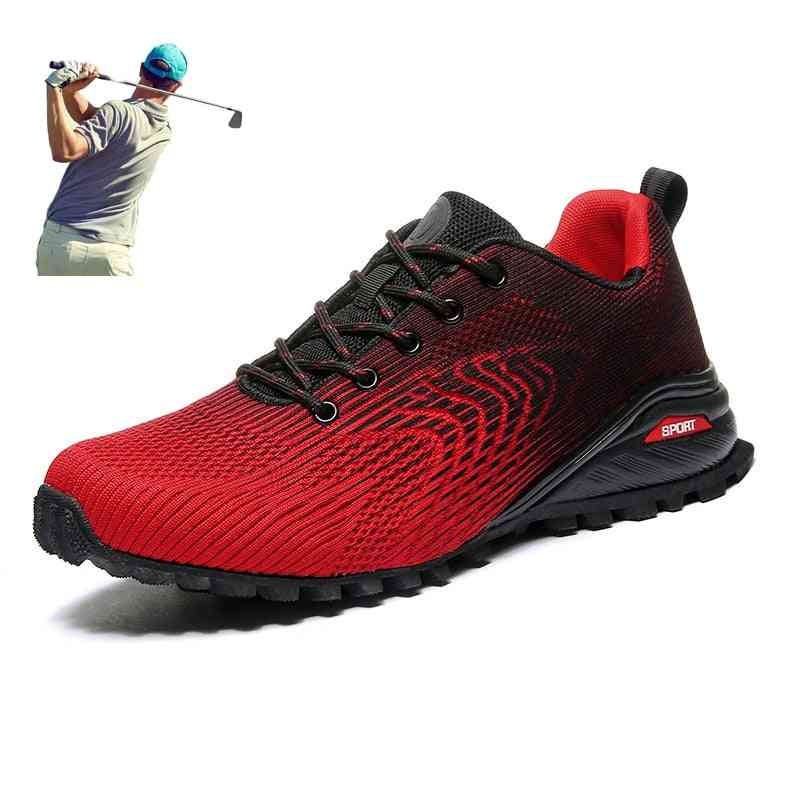 Waterproof- Outdoor Athletic, Golf Microfiber, Leather Shoes