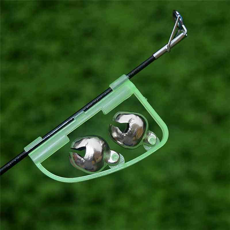 Fishing Rod Pole Tip Clip Twin Bell Alarm