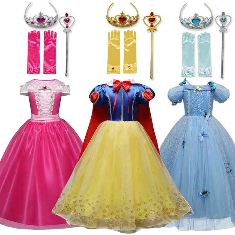 Girls Princess Kids Halloween Party Cosplay Dress