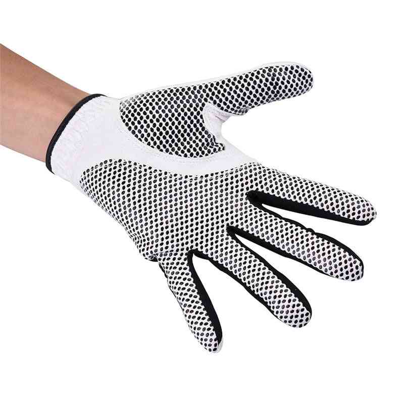 Golf Gloves Men's Left Right Hand Fiber Cloth Soft Breathable