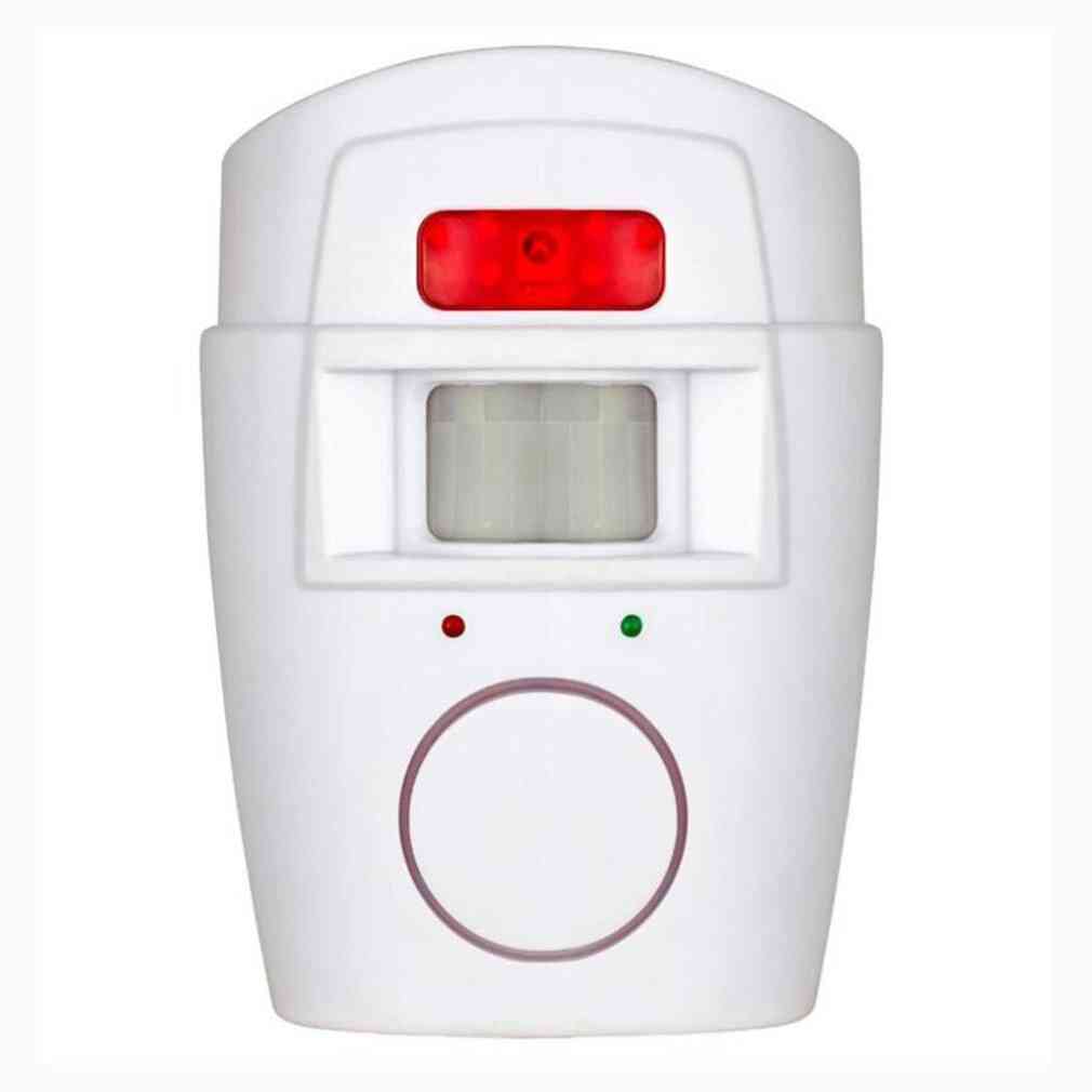 Motion Sensor Detector Alarm With 2 Remote Controls