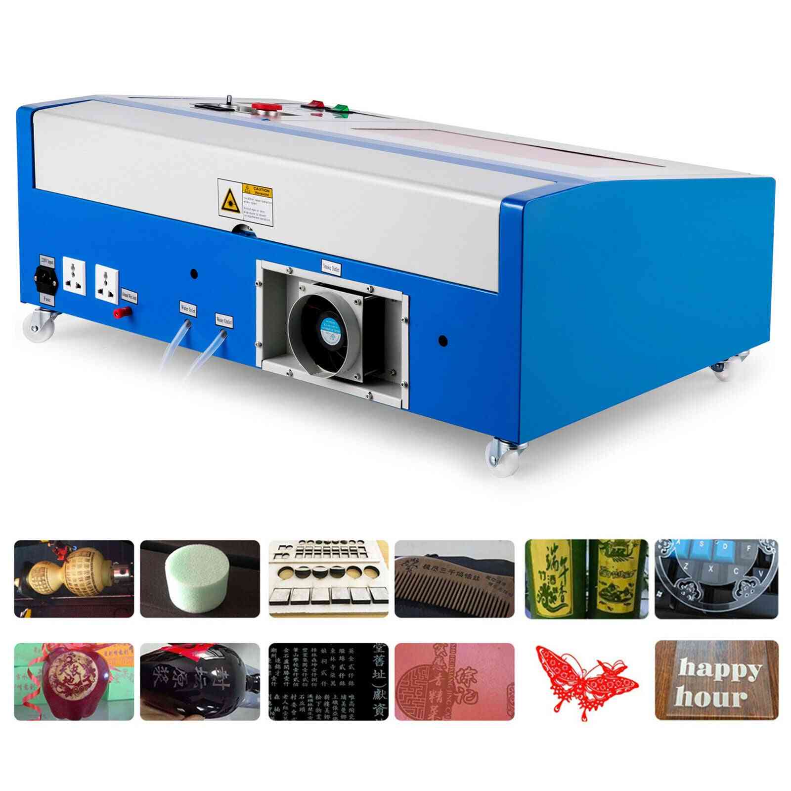Laser Engraving Cutting Machine For Bamboo Plank Wood