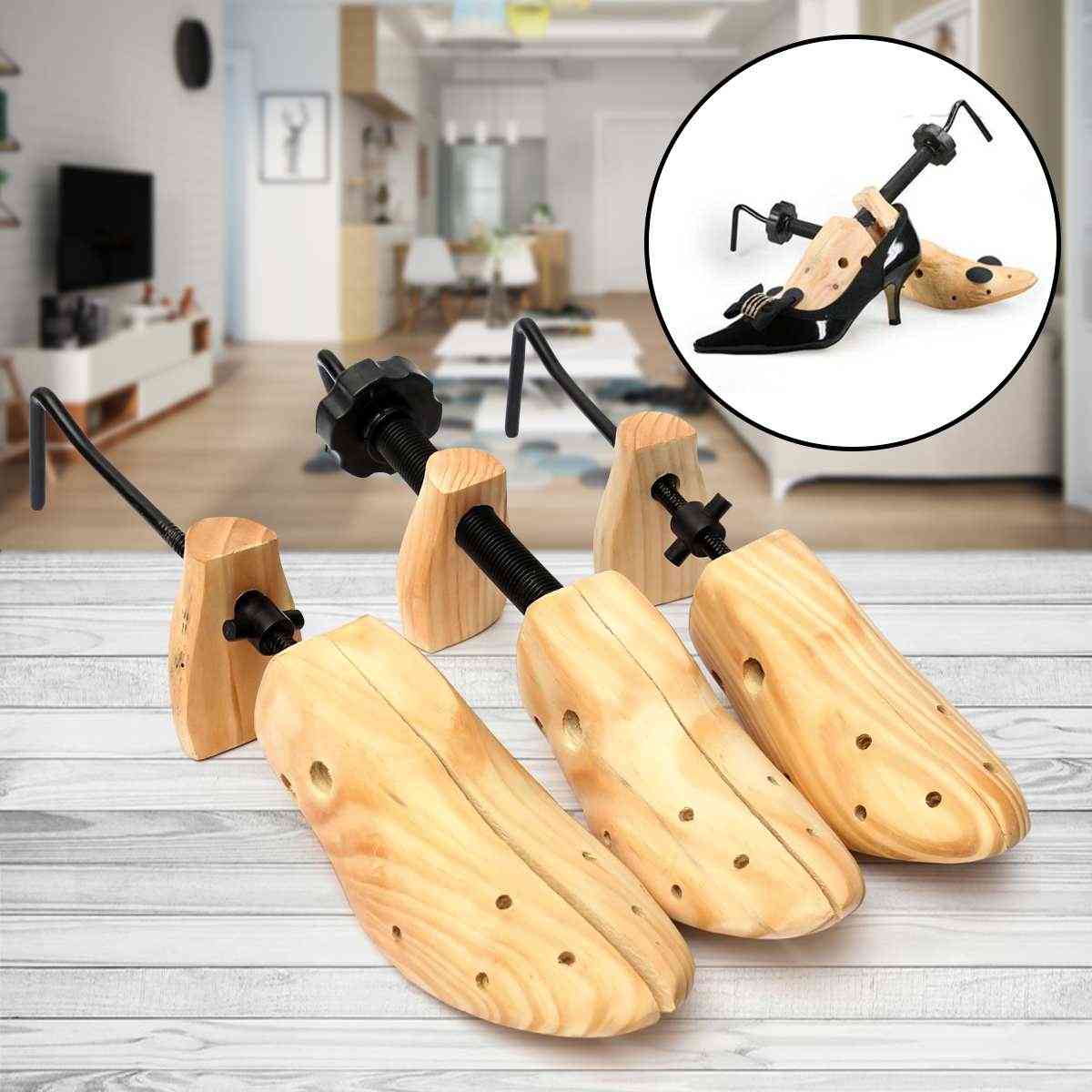 Stretcher Wooden- Adjustable Flats Pumps, Tree Shaper, Rack Shoes