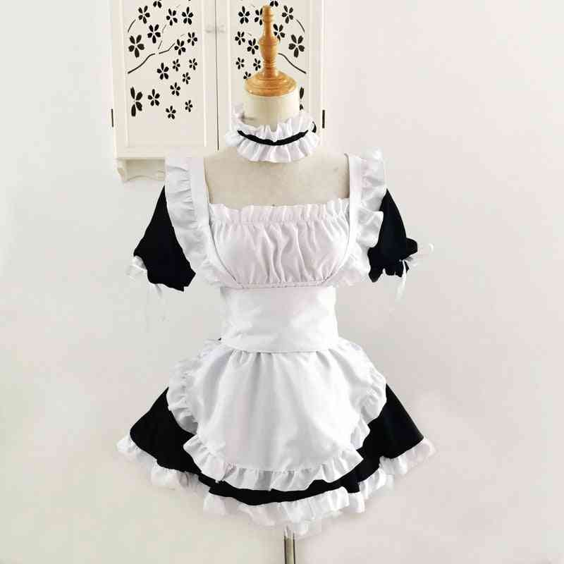 Maid Outfit Cosplay Costumes Women Sexy Apron Dress