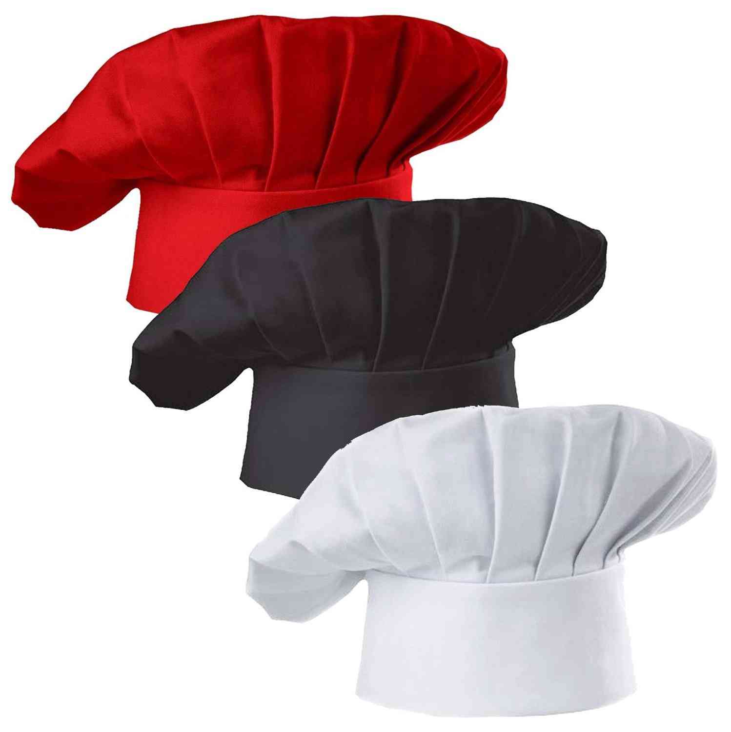 Apron Chef Hat Set - Adjustable Half-length