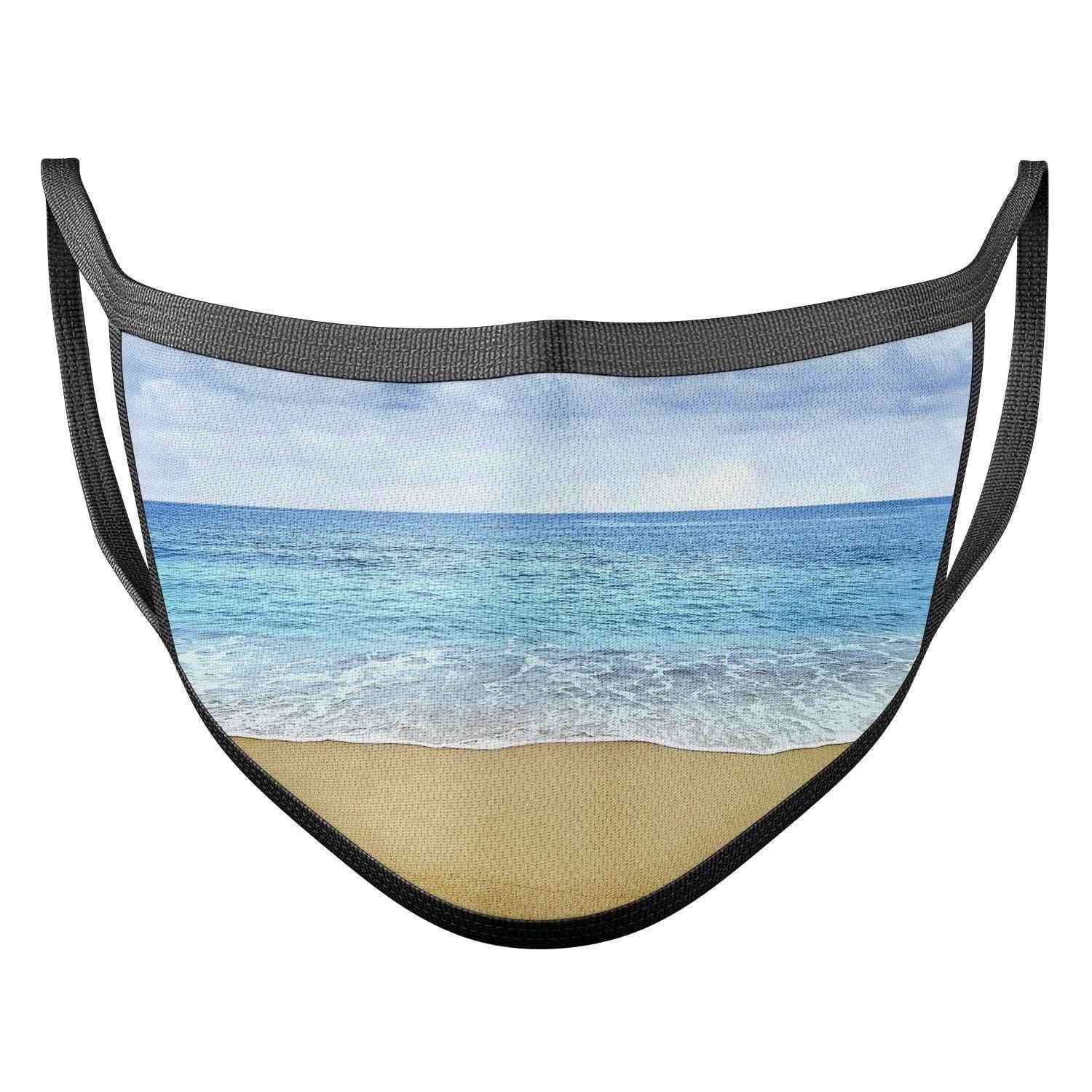 Calm Blue Sky And Sea Shore - Unisex Anti-dust Masks