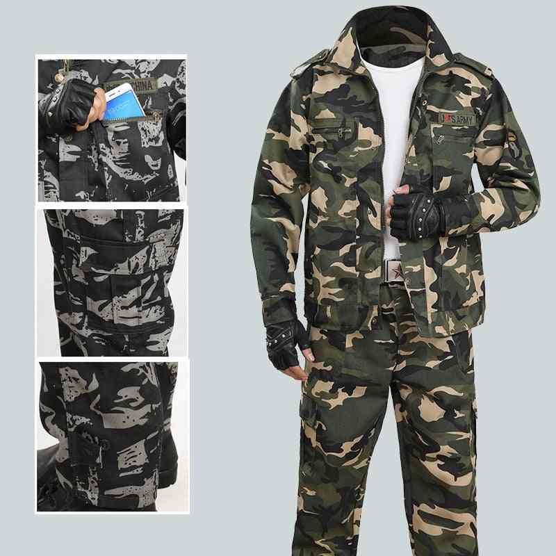 Outdoor Warm Winter Hunting Tactical Military Tops And Pants Set
