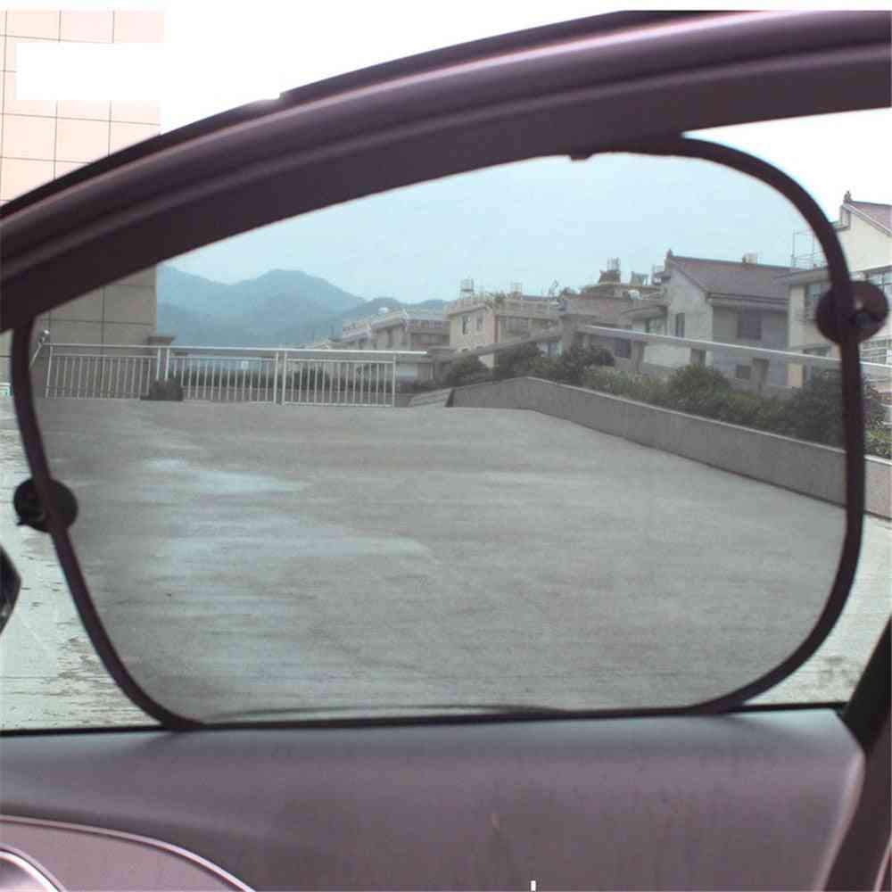 2 Pcs Car Window Shade 44x36cm Cling Sunshade