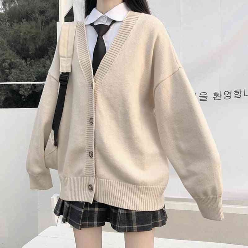 Female Outer Wear Sweater Coat, School Uniform