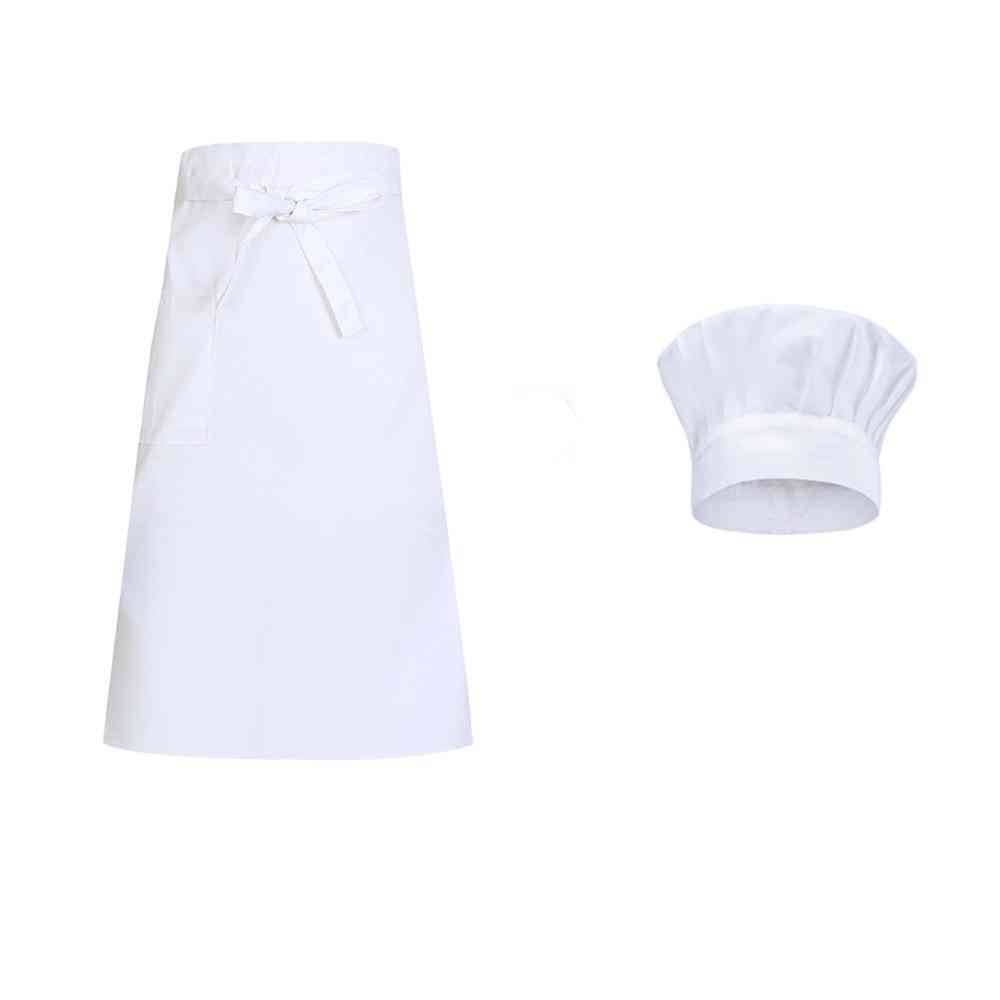 Chef Jacket, Short Sleeve Cook Uniform For Adults - Men / Women