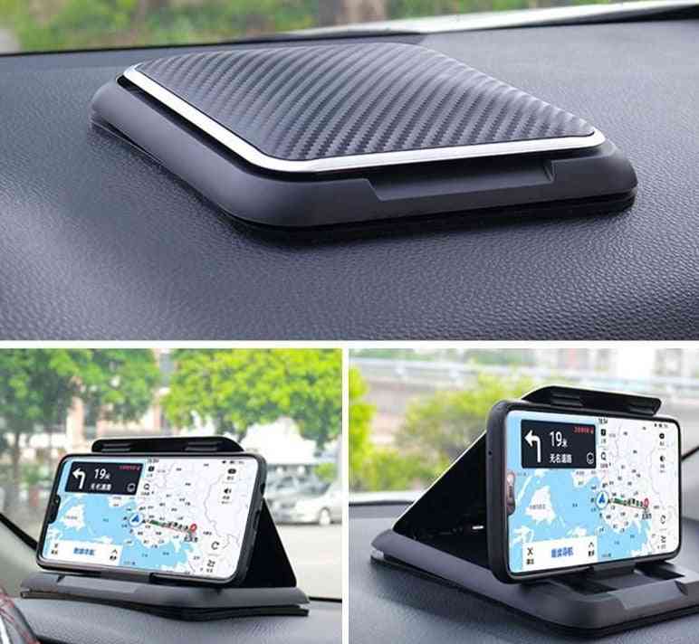 Justerbar - anti-skli silikon, sugepute, biltelefon, monteringsholder