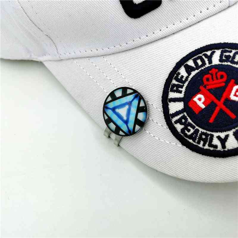 Magnetic Golf Hat Clip With Ball Marker