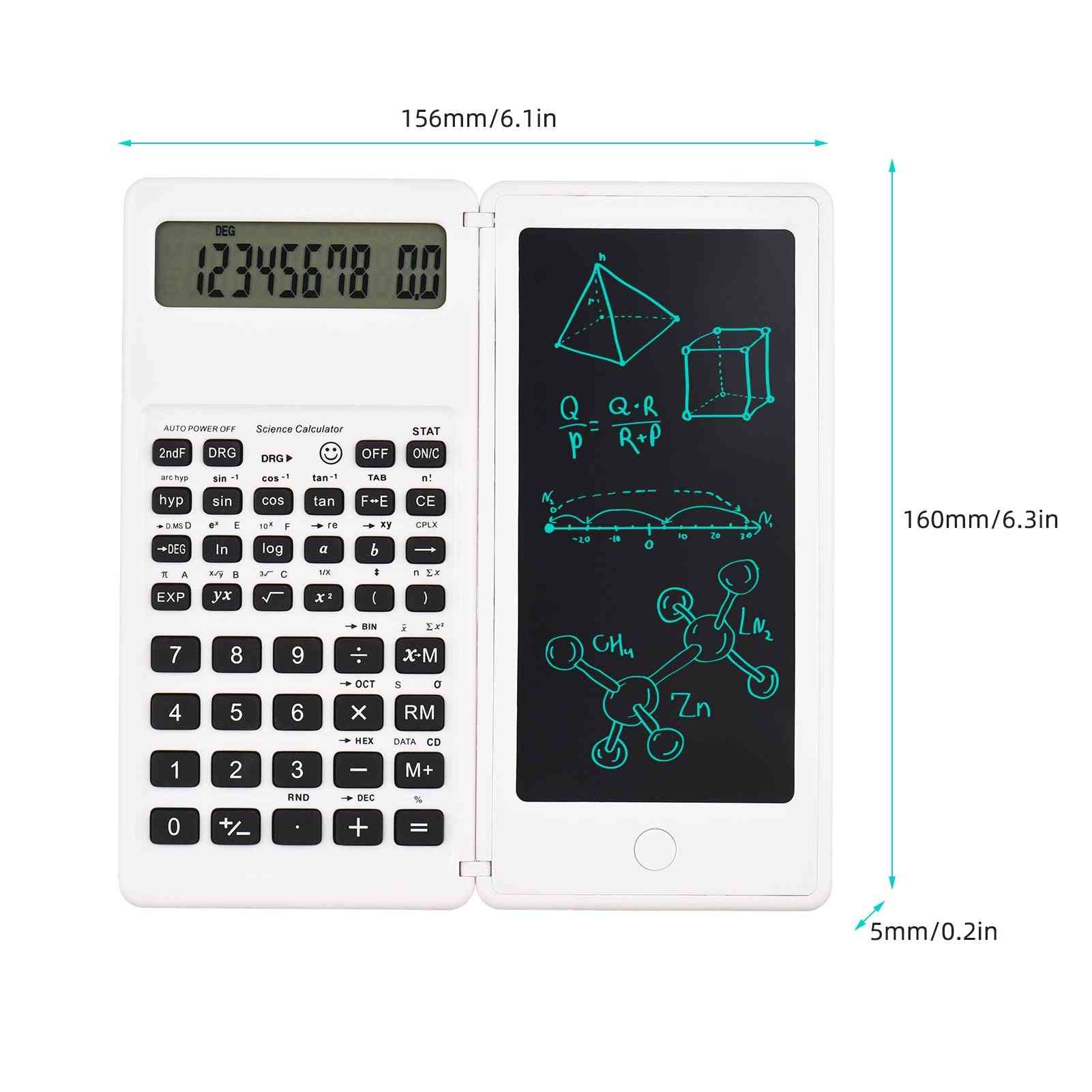 Thin And Foldable Lcd Writing Tablet Desktop Calculators