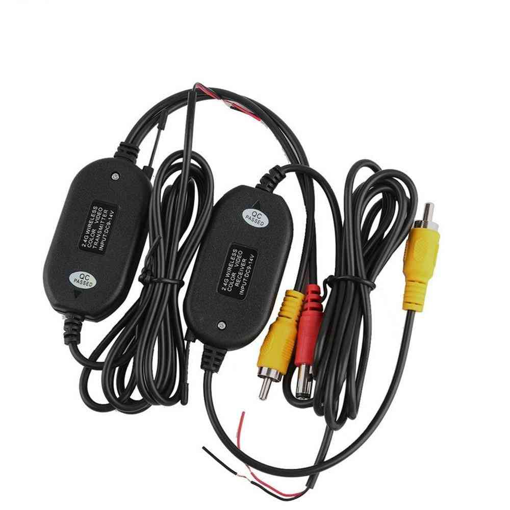 2.4g Wireless- Transmitter & Receiver For Car Reverse Rear View, Backup Camera