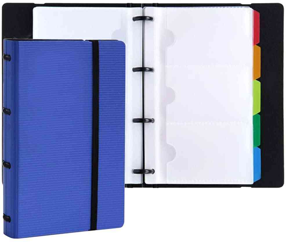 Blue Business Card Holder Book